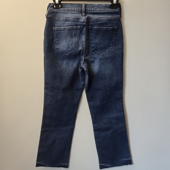 Old Navy Womens Flare Ankle High Rise Denim Blue Jeans Size 0 NWT - Picture 2 of 4